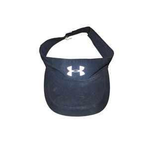 Under Armour Black Sport Visor Athletic Hat Adjustable Strap Women